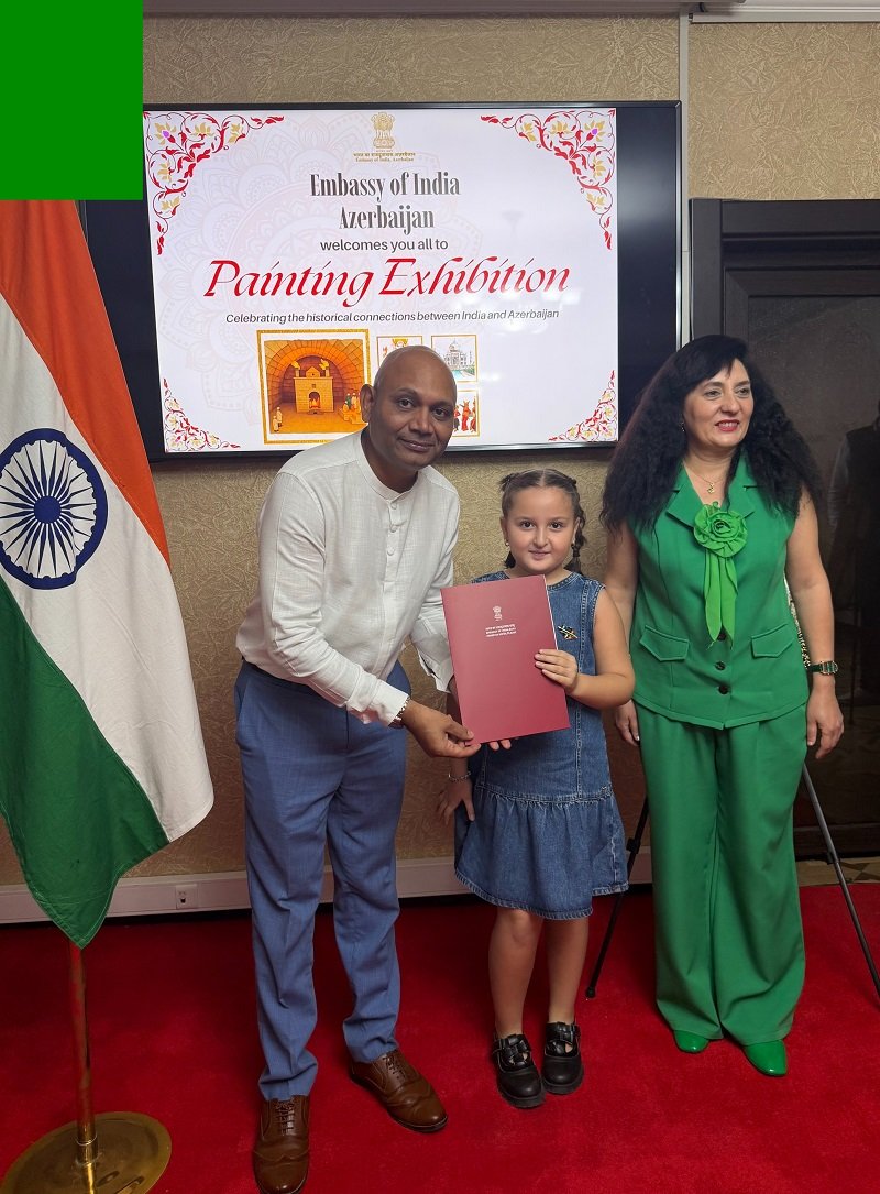 Embassy of India in Azerbaijan Celebrates India–Azerbaijan Cultural Ties through a painting exhibition on Baku’s Fire Temple and a reading from Panchatantra Baku