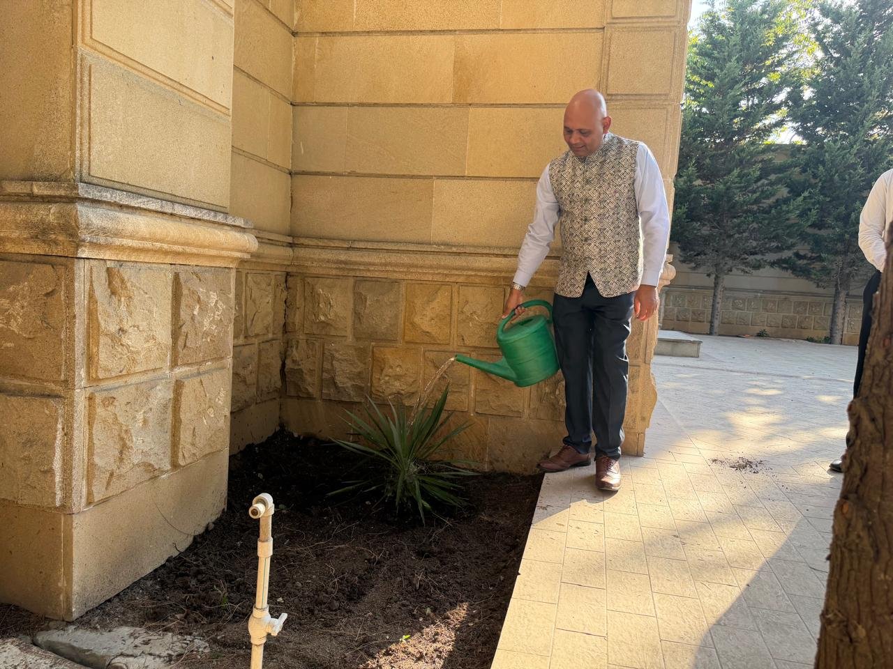 Ambassador leads the Swachta hi Seva and Ek Ped Maa ke naam initiative at the Chancery-1-17.09.2026