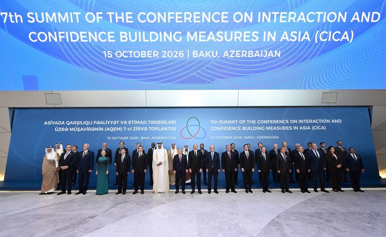 Shri Kirti Vardhan Singh, Honble MoS for External Affairs particiaptes in the 7th CICA Summit in Baku Azerbaijan-15.10.26
