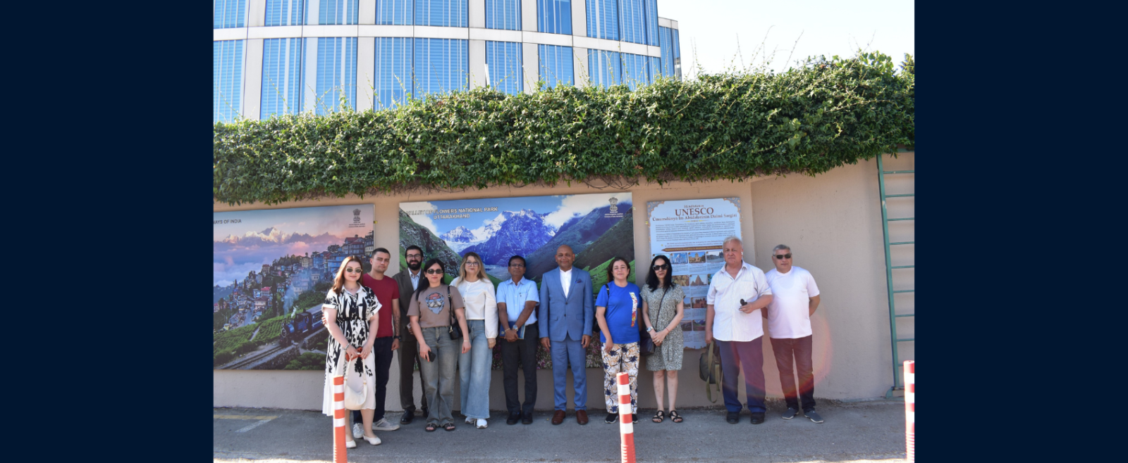 Ambassador during a Press briefing for prominent Azerbaijan media for the upcoming Bihar Diwas