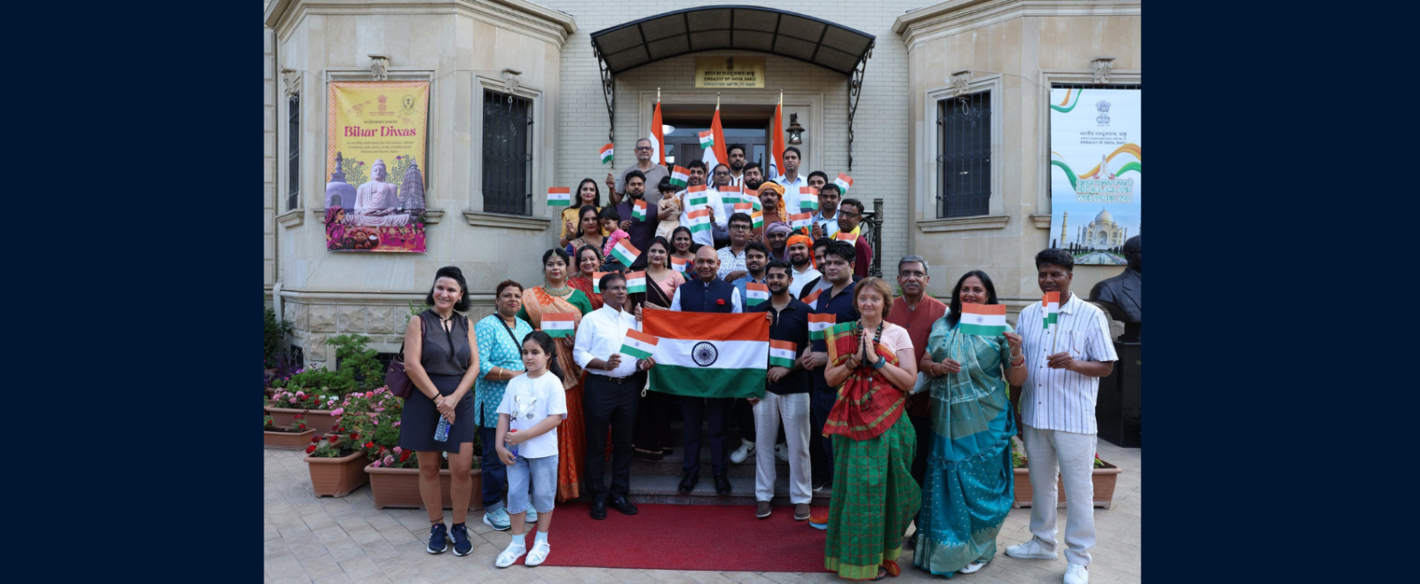 Ambassador leads Har Ghar Tiranga Campaign
