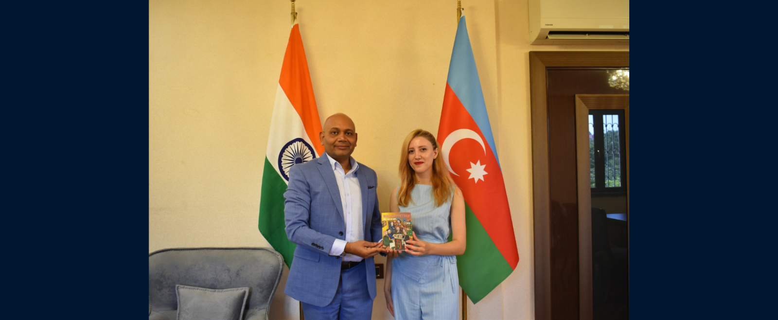 Ambassadors meeting with ICCR Scholarship Awardee