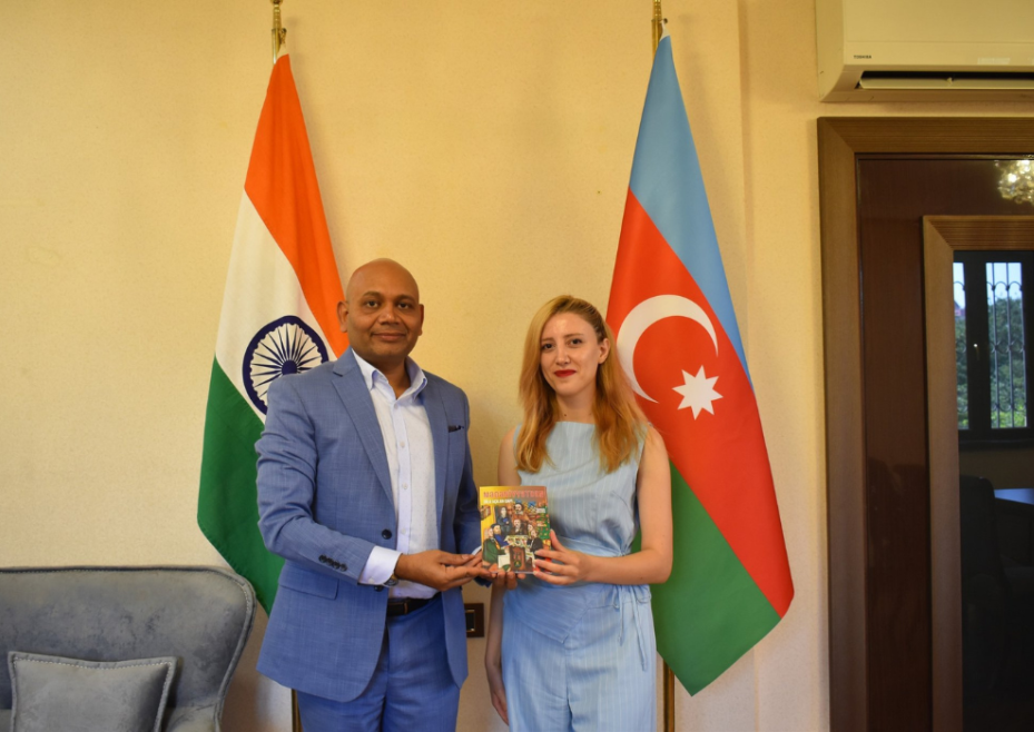 Ambassadors meeting with ICCR Scholarship Awardee