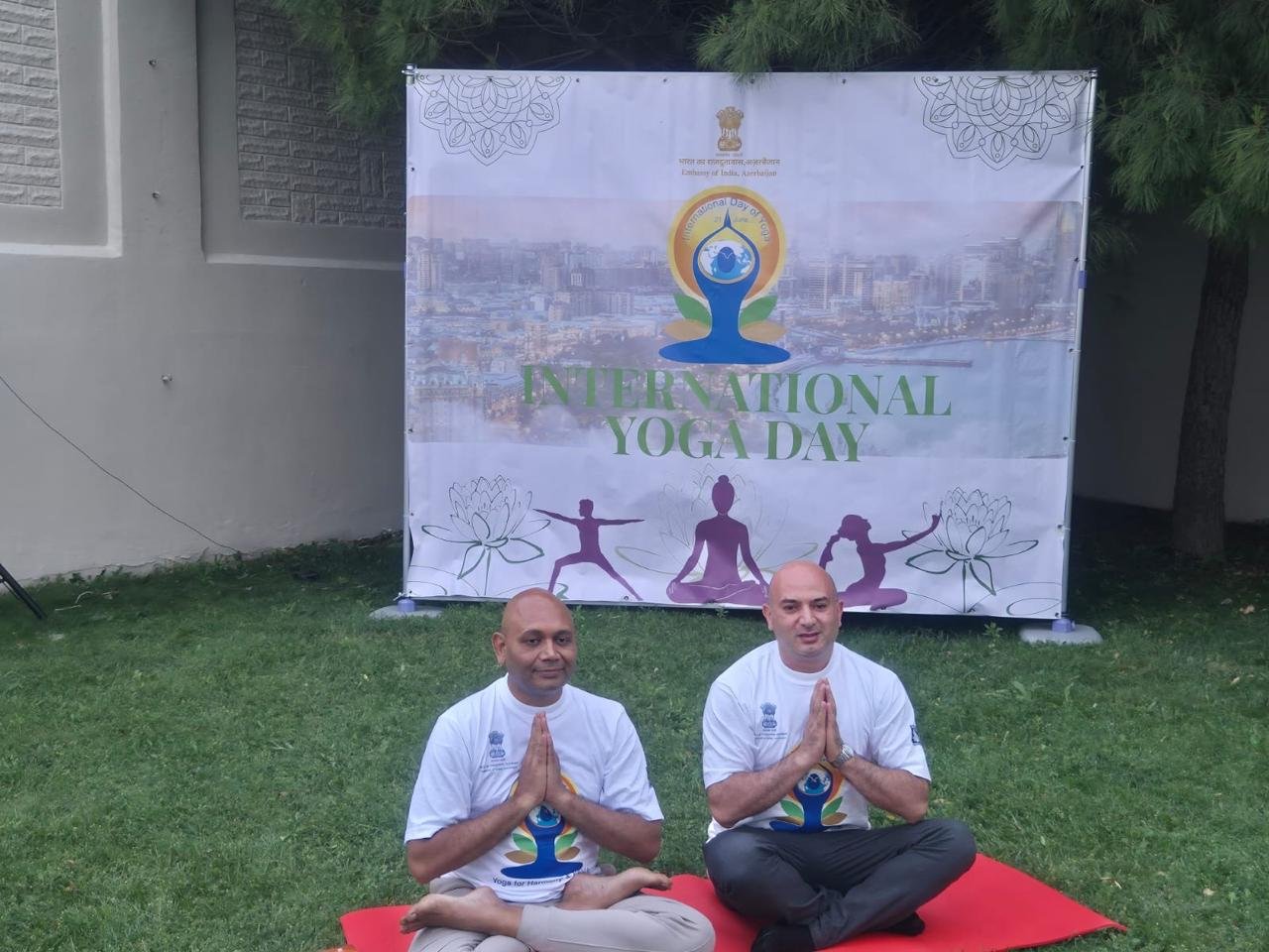 Embassy of India in Baku Conducts a Special Power Yoga Session for the journalists and social media influencers led by Ambassador Abhay Kumar
