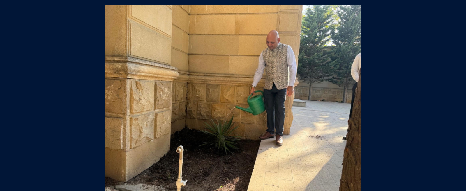 Ambassador leads the Swachta hi Seva and Ek Ped Maa ke naam initiative at the Chancery-1-17.09.2026