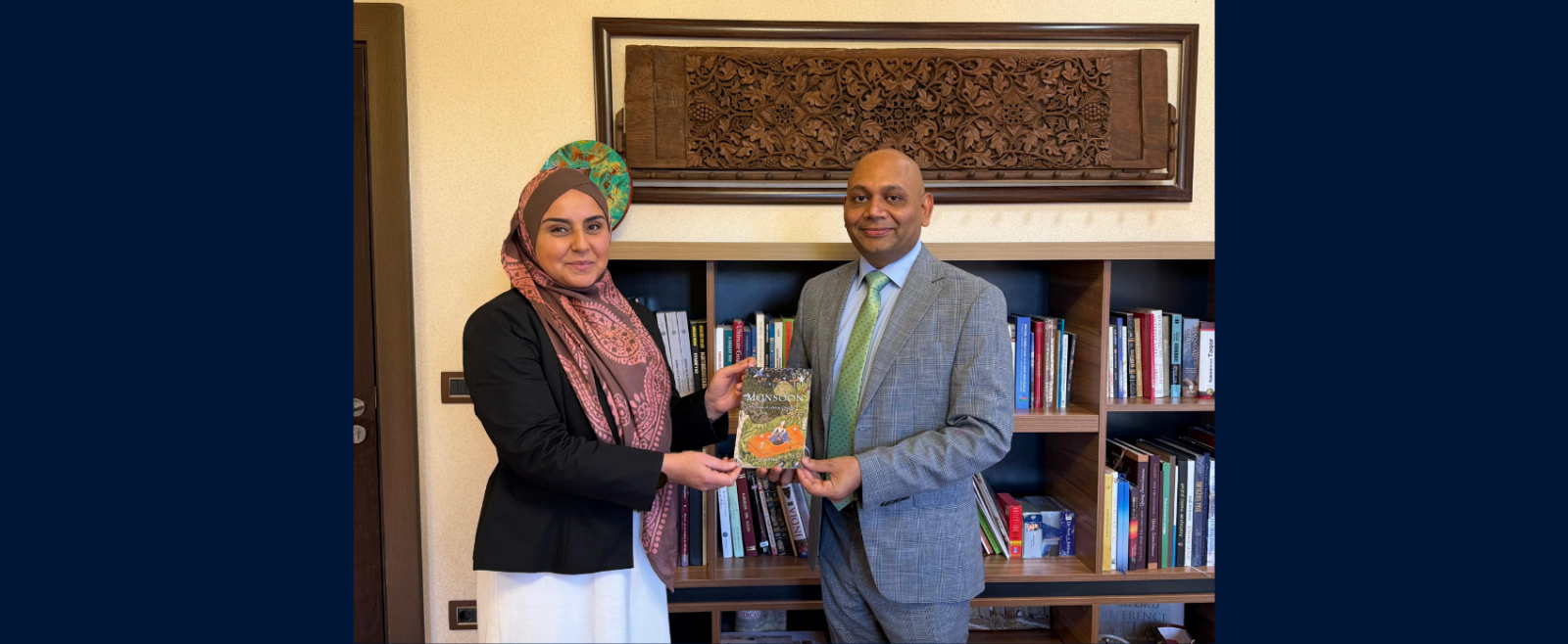 Ambassador met Ms Fidan Alimova, artist and set designer and founder of “İncə Art” creative centre- 10.09.2026.