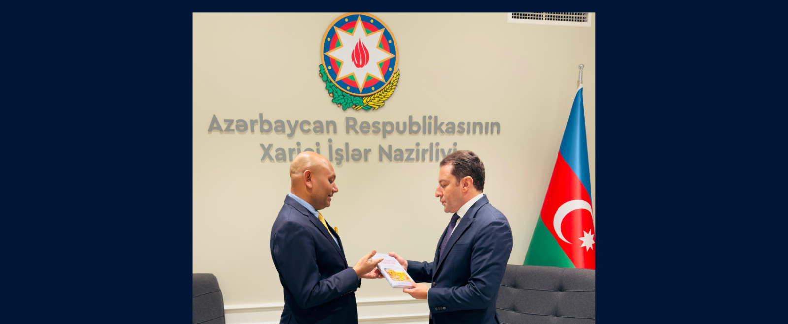 Ambassador Abhay Kumar meets H.E Elnur Mammadov, Dy. Foreign Minister of Azerbaijan 14.09.2026