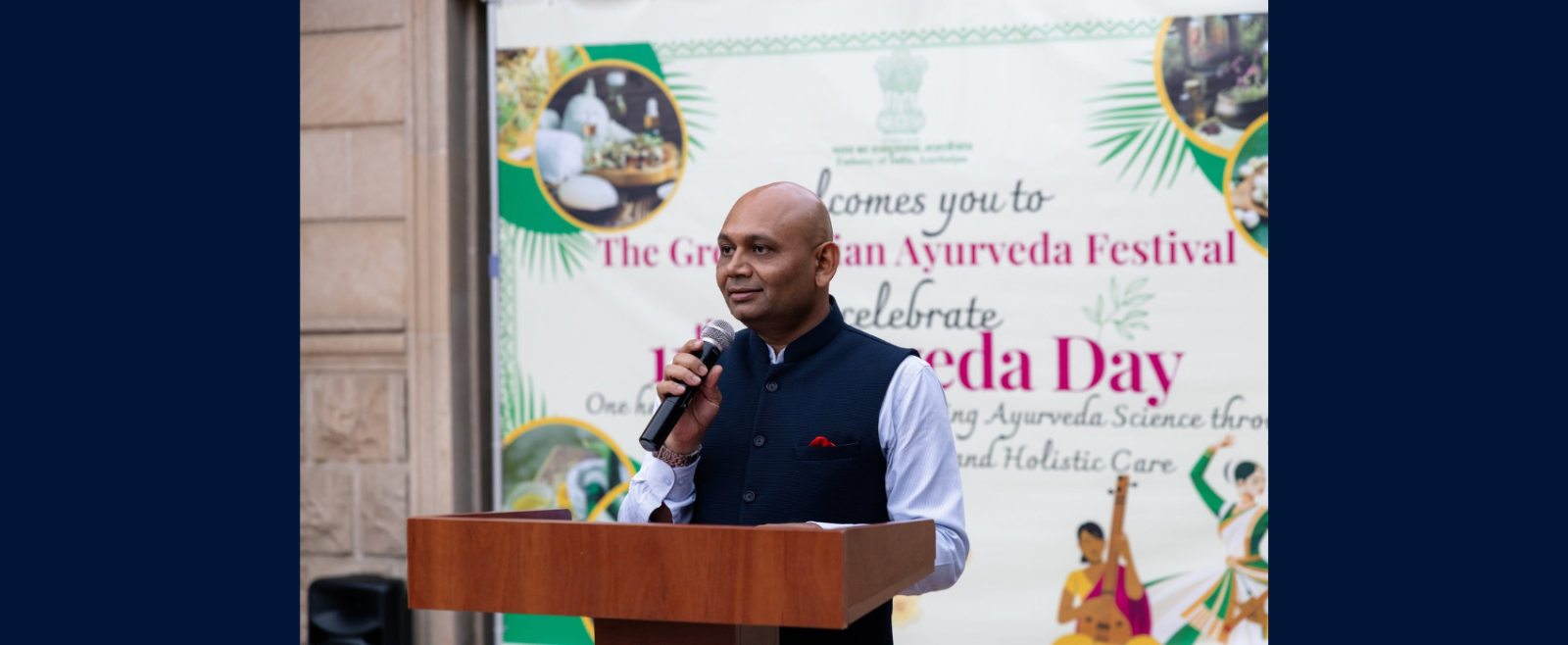 Ambassador adresses the gathering during the Great Indian Ayurveda Festival-23.09.2026
