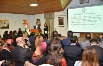 Celebration of Indian Council for Cultural Relations (ICCR) Day on 09 April 2019 at the premise of the Embassy of India, Baku.