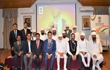 As part of the on-going celebrations of the 550th Birth Anniversary of Guru Nanak Devji, Embassy of India, Baku, organized an event on 16 April 2019.