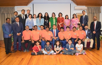 Honoured to welcome members of the Indian Blind and Para Judo Association at the Embassy. 