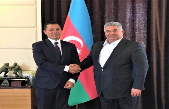 Ambassador met Minister of Youth and Sport H.E. Mr. Azad Rahimov and discussed issues of mutual interest.