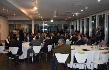 B2B meeting of delegates from Confederation of Indian Industry with their counterparts from Azerbaijan organised by Embassy of India, Baku which was followed by Business Symposium.