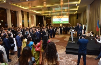 To mark the 71st Republic Day, Ambassador of India hosted National Day Reception in Baku.