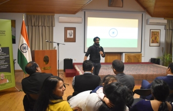 During Campaign on Citizens' Duties, Embassy of India in Baku screened second episode of 'Samvidhan'-Making of Constitution 