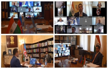 An Interactive VC held on 03 June 2020 by FIEO with active support of Embassy of India in Baku to discuss the Economic and Business opportunities between India and Azerbaijan.