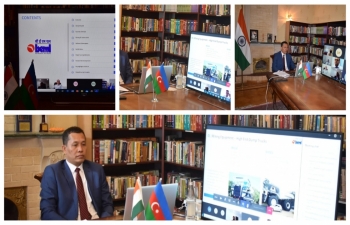 Embassy, facilitated an online presentation of BEML Limited, leading multi-technology &multi-location Government of India-owned company, on their Mining and Construction equipment to Azerbaijani Govt officials and Rep. of companies engaged in these sectors.