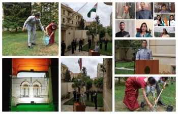Embassy of India in Baku Celebrated 74th Independence Day of India. #AatmaNirbharBharat