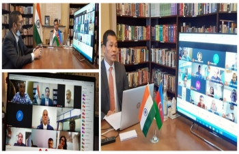 Online interaction with tour operators of India and Azerbaijan organised by the Embassy in collaboration with Indian Association of Tour Operators. We thank Azerbaijan Tourism Board for their support.