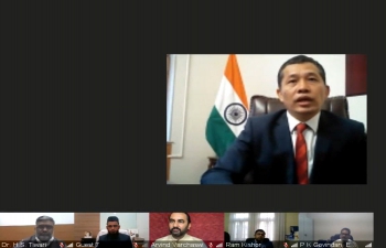 To mark the 5th #AyurvedaDay, Embassy of India organized a webinar on 13 November 2020 participated by Sri Sri Tattva, Multani Pharmaceuticals and Hamdard Laboratories among other distinguished Guests.