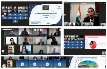 Webinar on Indian pharmaceutical products organized by Embassy of India in Baku