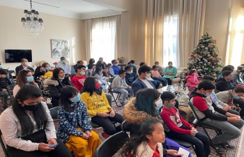 An event was organized at India House on 21 November 2021 by the Embassy of India, Baku towards “Celebration of Childhood”