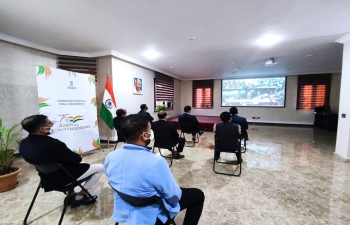 To commemorate First War of Independence, Embassy of India,Baku streamed the documentary titled "India's Freedom Struggle: Revolt of 1857" on 17 Dec 21.