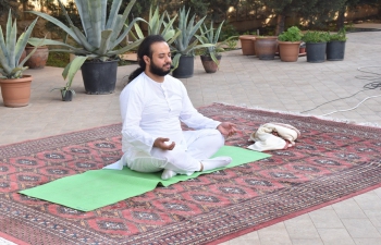 Embassy of India, Baku in association with The Art of Living organized a YOGA session on May 30, 2nd of its 12 planned IDY 2022 events, in the outside of premises of the Embassy