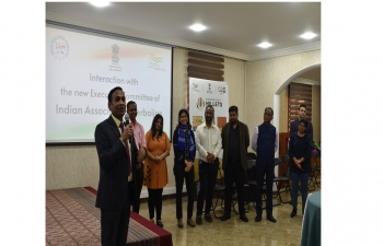 The newly-elected Executive Committee members of Indian Association Azerbaijan visited the Embassy of India, Baku for interaction on 18 April 2023. IAA has been involved in organizing various cultural events in Azerbaijan showcasing rich Indian culture and heritage.